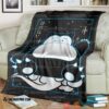 Anime Pokemon Snorlax Black Soft Blanket