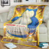 Anime Pokemon Snorlax Chilling Reign Full Printing Blanket