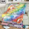Anime Pokemon Snorlax Vmax Sword Shield Quilt Blanket