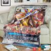 Anime Pokemon Solgaleo Gx Sun Moon Soft Blanket