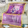 Anime Pokemon Stone Mew Quilt Blanket