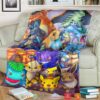 Anime Pokemon The Poke Favourites Soft Blanket