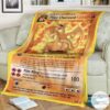 Anime Pokemon Thicc Charizard Custom Blanket