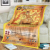 Anime Pokemon Thicc Charizard Full Print Soft Blanket
