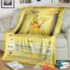 Anime Pokemon Thicc Pikachu Soft Blanket