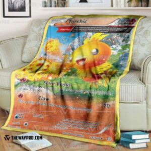 Anime Pokemon Torchic Primal Clash Blanket 2
