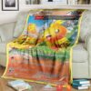 Anime Pokemon Torchic Primal Clash Soft Blanket