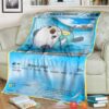Anime Pokemon Travis Oshawott Soft Blanket