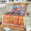 Anime Pokemon Turtonator Custom Blanket
