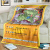 Anime Pokemon Tyranitar Darkness Ablaze Full Printing Blanket