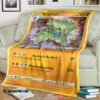 Anime Pokemon Tyranitar Darkness Ablaze Soft Blanket
