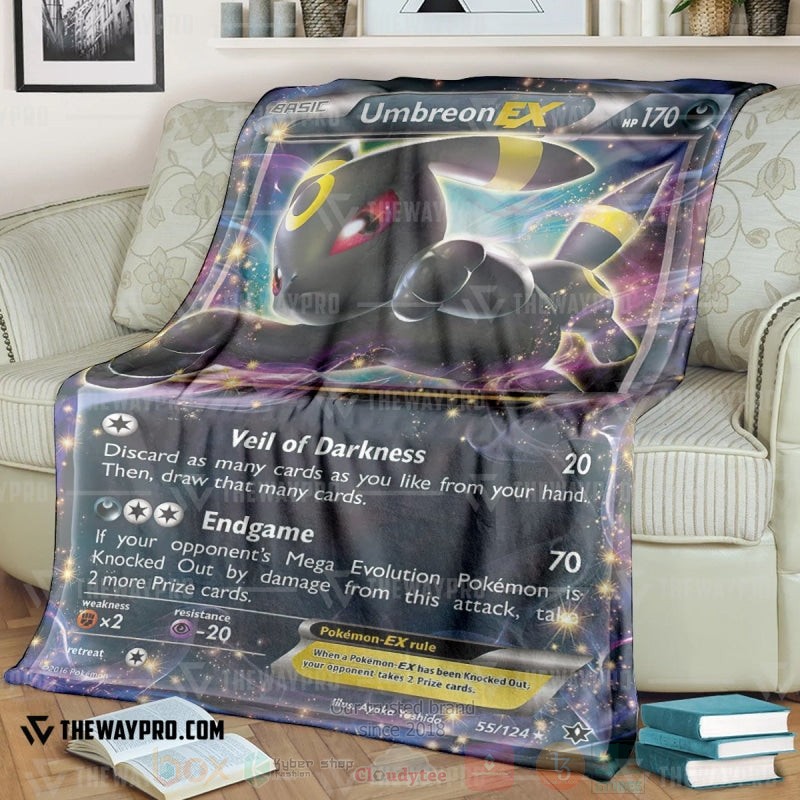 Anime Pokemon Umbreon Ex Blanket Anime Pokemon Umbreon Ex Blanket