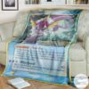 Anime Pokemon Vaporeon Gold Star Custom Blanket
