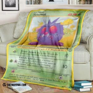 Anime Pokemon Venonat Blanket