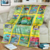 Anime Pokemon Venusaur Cards Soft Blanket