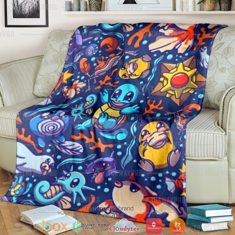 Anime Pokemon Water Soft Blanket Anime Pokemon Water Soft Blanket