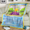 Anime Pokemon Zanders Squirtle First Edition Blanket