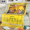 Anime Pokemon Zapdos Vivid Voltage Soft Blanket