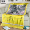 Anime Pokemon Zekrom Shining Legends Soft Blanket