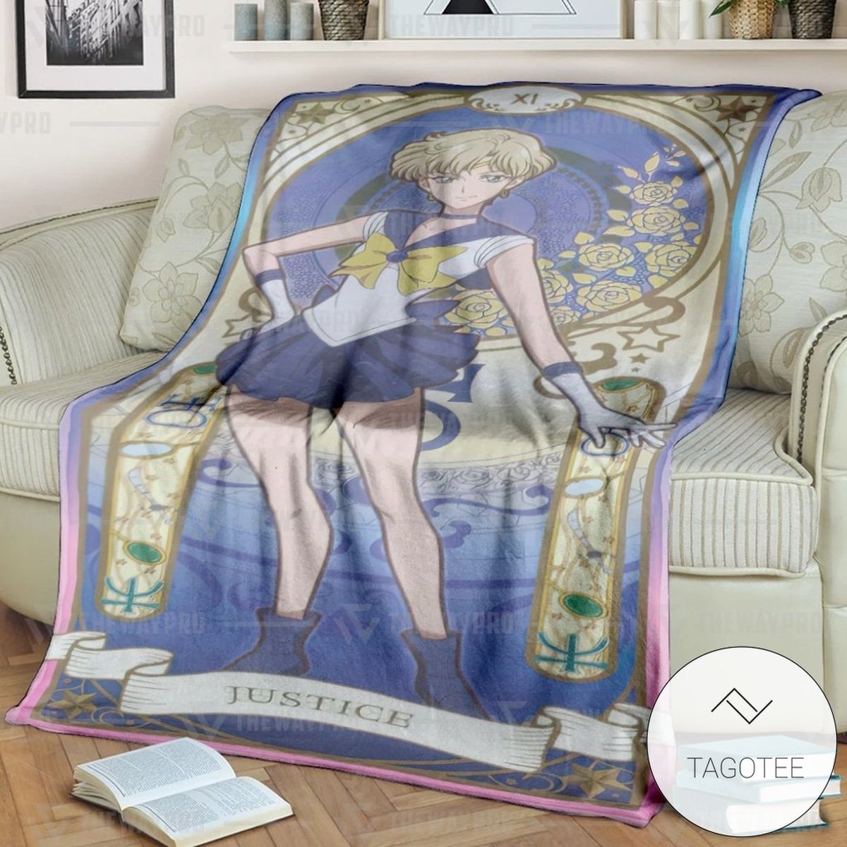 Anime Sailor Moon Justice Custom Soft Blanket Anime Sailor Moon Justice Custom Soft Blanket