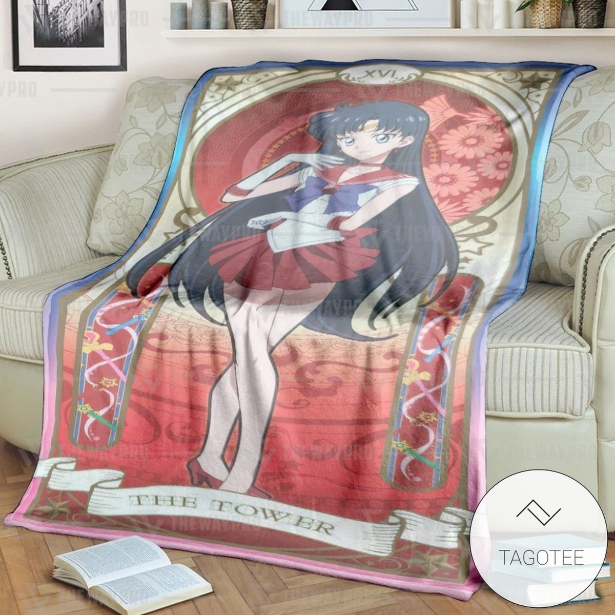 Anime Sailor Moon The Chariot Custom Soft Blanket Anime Sailor Moon The Chariot Custom Soft Blanket