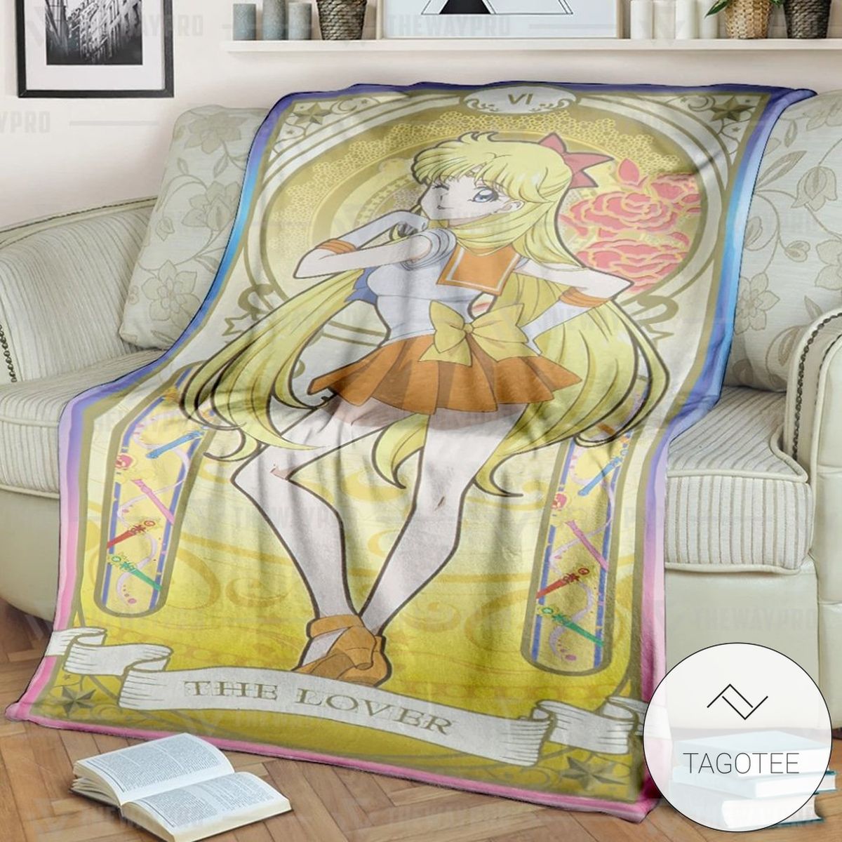 Anime Sailor Moon The Hermit Custom Soft Blanket Anime Sailor Moon The Hermit Custom Soft Blanket