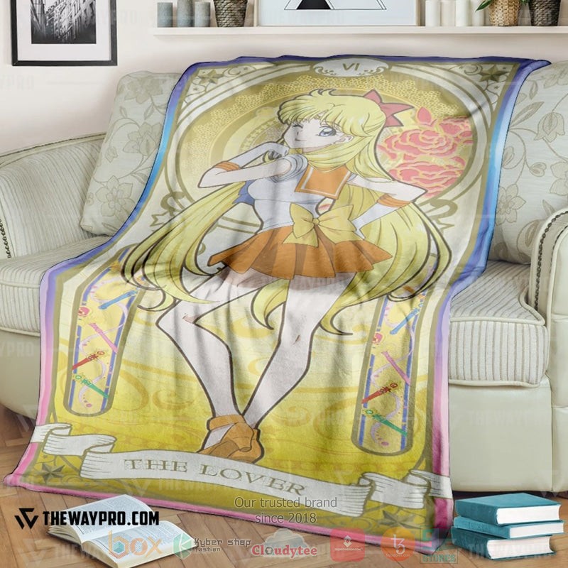 Anime Sailor Moon The Hermit Soft Blanket Anime Sailor Moon The Hermit Soft Blanket