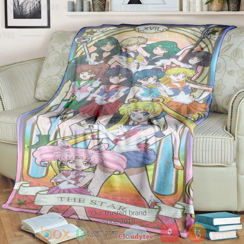 Anime Sailor Moon The Star Custom Soft Blanket 2 Anime Sailor Moon The Star Custom Soft Blanket 2