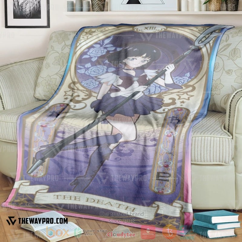 Anime Sailor Moon Wheel Of Fortune Soft Blanket Anime Sailor Moon Wheel Of Fortune Soft Blanket