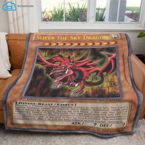 Anime Yu Gi Oh Slifer The Sky Dragon Soft Blanket