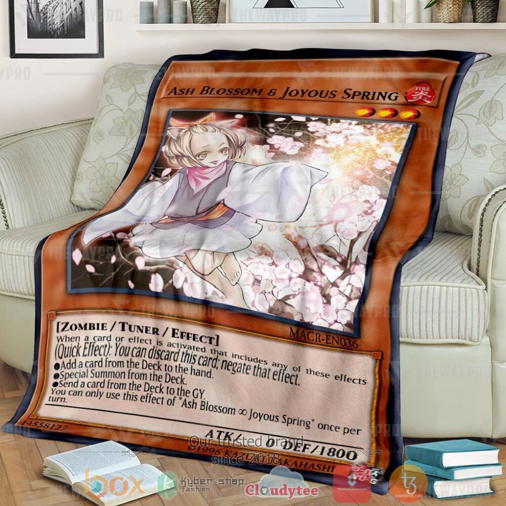 Ash Blossom Joyous Spring Custom Soft Blanket Ash Blossom Joyous Spring Custom Soft Blanket