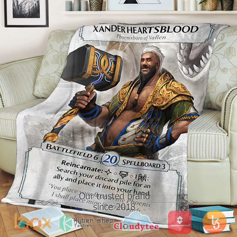 Ashes Reborn Xander Heartsblood Blanket Ashes Reborn Xander Heartsblood Blanket