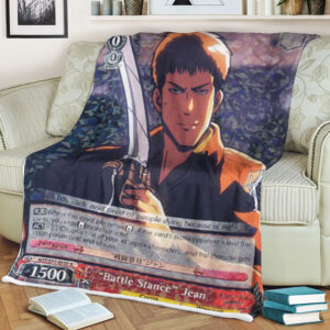 Attack On Titan Battle Stance Jean Blanket