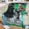Attack On Titan Beyond The Walls Levi Sherpa Blanket
