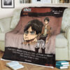 Attack On Titan Eren Card Blanket
