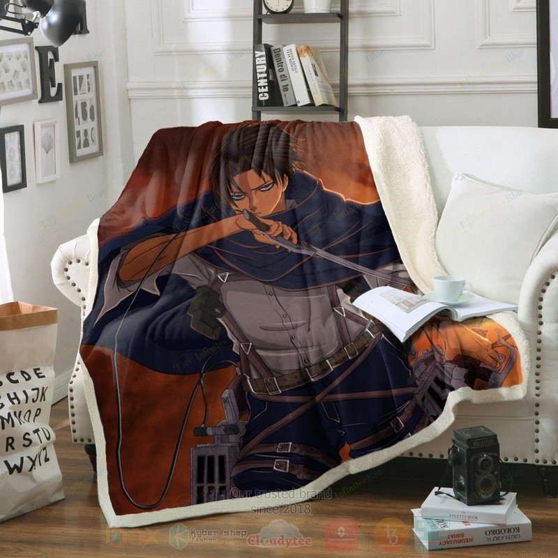Attack On Titan Levi Brown Blanket Attack On Titan Levi Brown Blanket