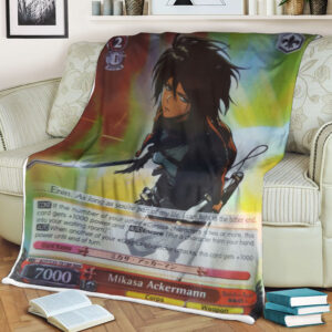 Attack On Titan Mikasa Ackerman Sherpa Blanket