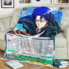 Attack On Titan Resisting Fate Levi Sherpa Blanket