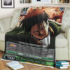 Attack On Titan Sunseton Your Back Levi Blanket