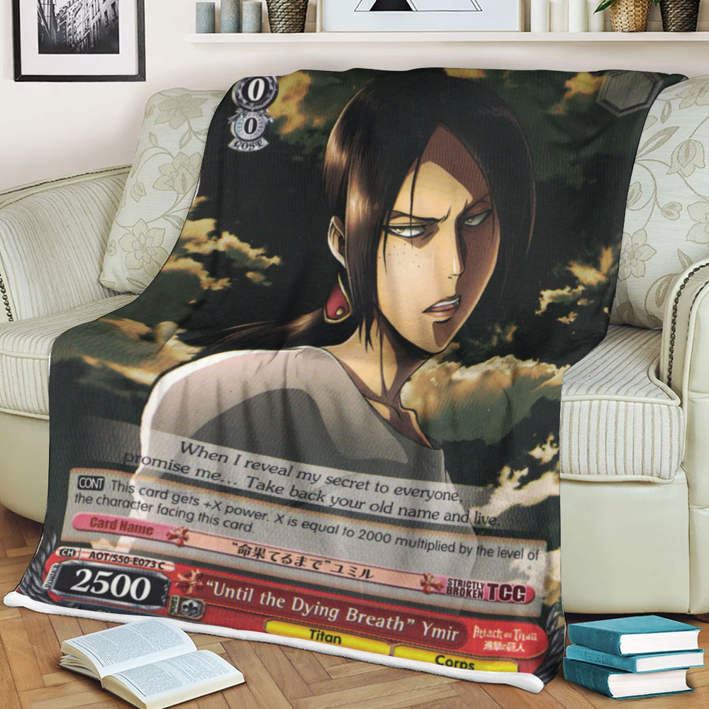 Attack On Titan Until The Dying Breath Ymir Blanket Attack On Titan Until The Dying Breath Ymir Blanket