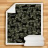 Australian Kelpie Camo Blanket