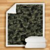 Australian Shepherd Camo Blanket