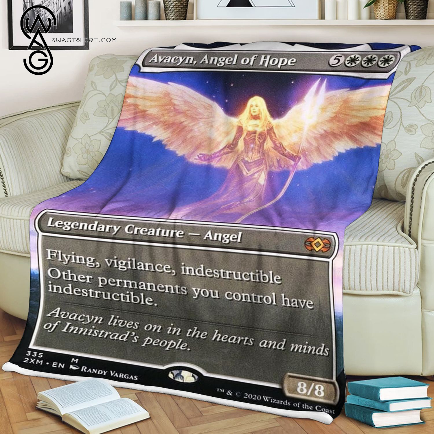 Avacyn Angel Of Hope Game Magic The Gathering Blanket Avacyn Angel Of Hope Game Magic The Gathering Blanket