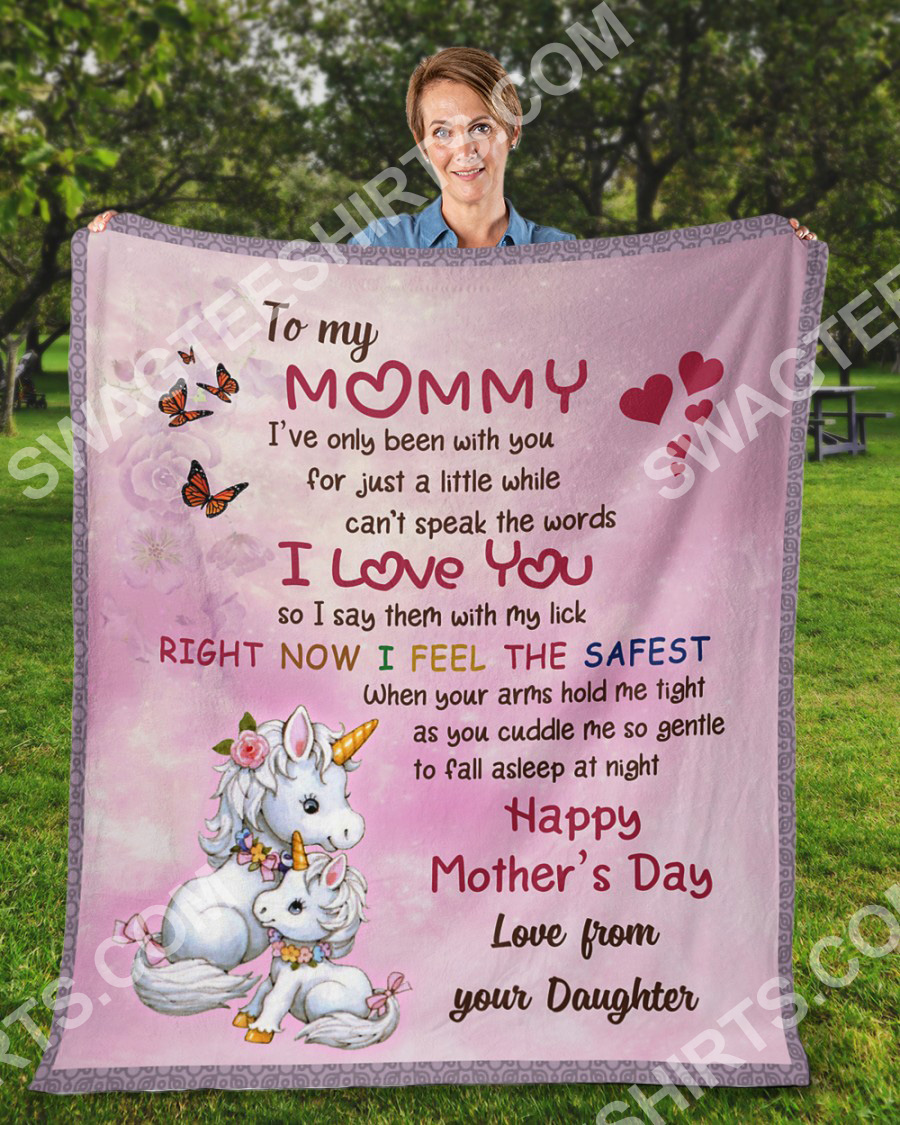 Baby Unicorn To My Mommy I Love You Happy Mothers Day Blanket Baby Unicorn To My Mommy I Love You Happy Mothers Day Blanket