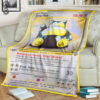 Basic Pokemon Snorlax Full Printing Blanket