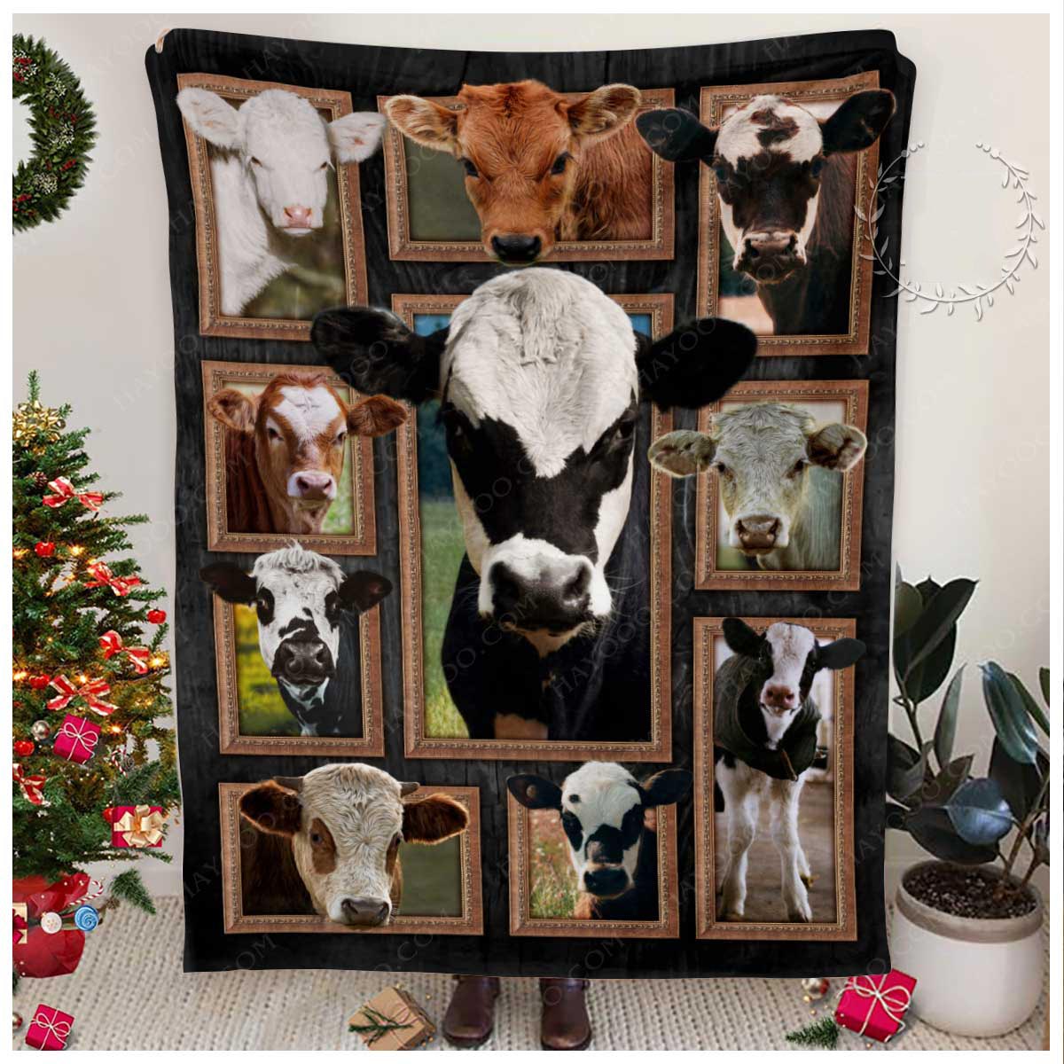 Best Gift For Farmers Cute Cows Blanket Best Gift For Farmers Cute Cows Blanket