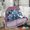 Blue Eyes Ultimate White Dragon Custom Soft Blanket