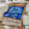 Blue Eyes White Dragon Card Custom Soft Blanket 2