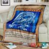 Blue Eyes White Dragon Card Soft Blanket