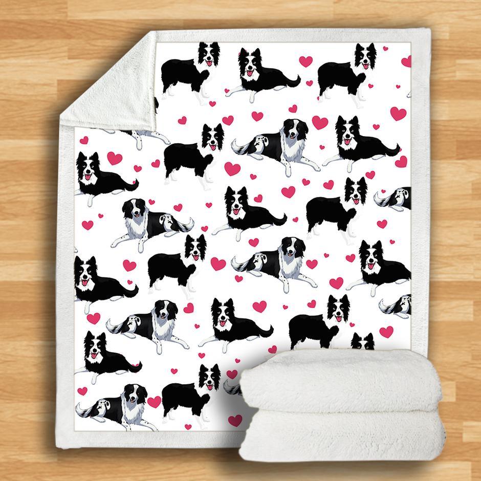 Border Collie Blanket Border Collie Blanket